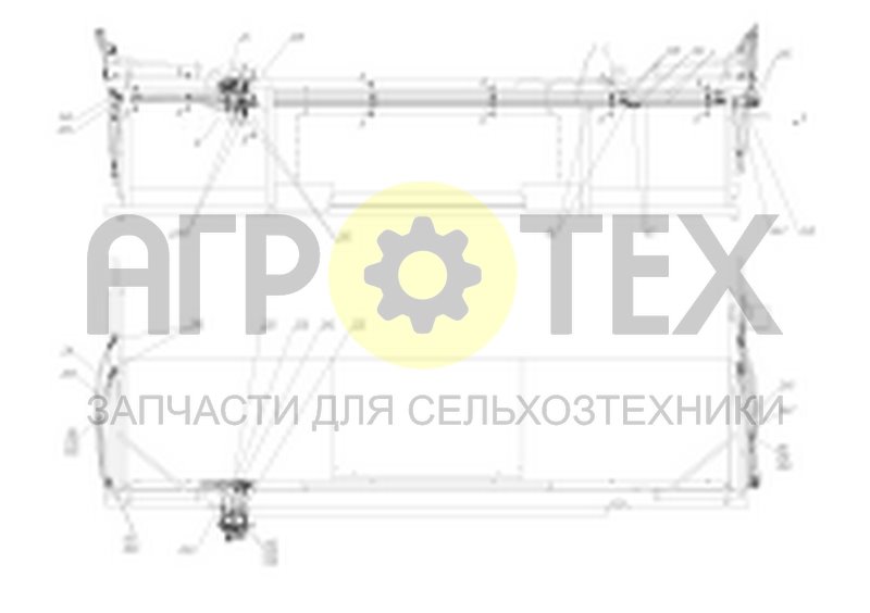 Чертеж Гидрооборудование жатки (S300.27.09.600-01)